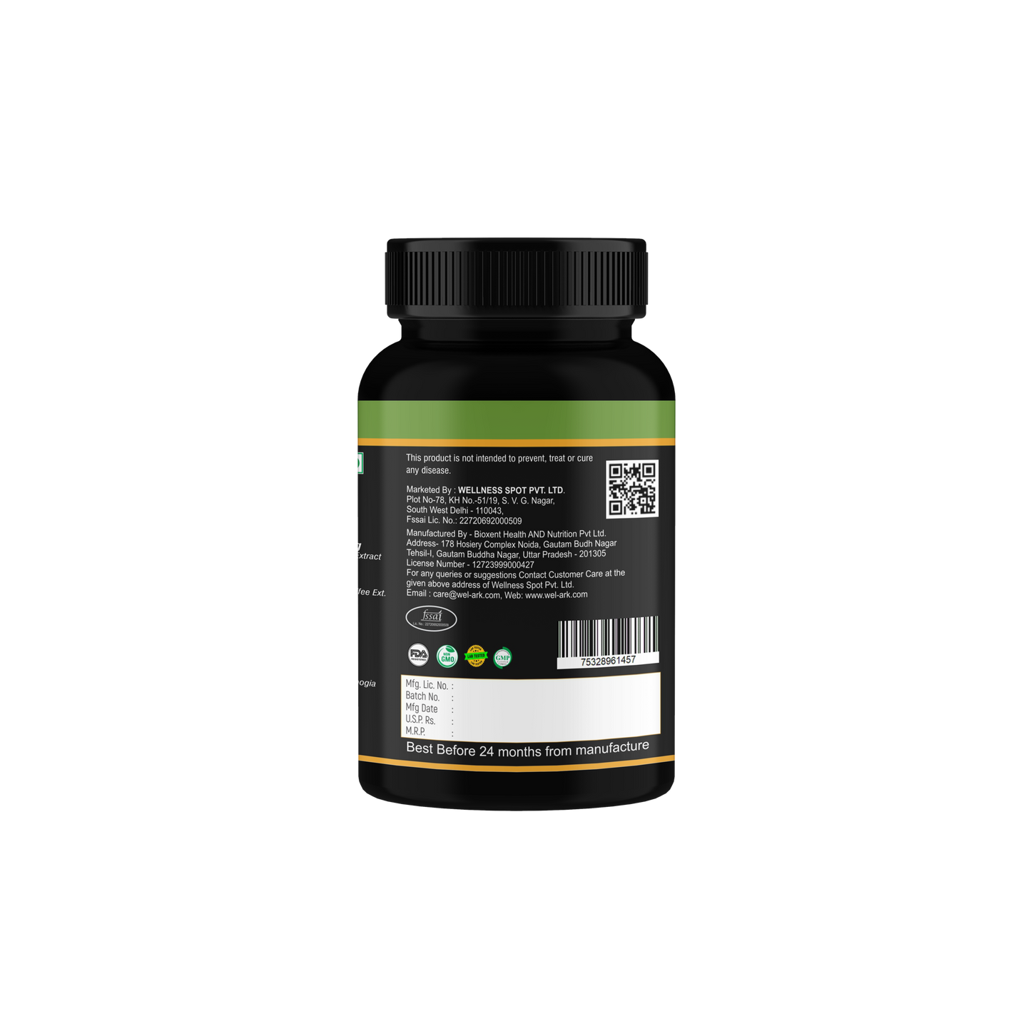 Fat Burner Women & Men Both 60 Veg Capsules
