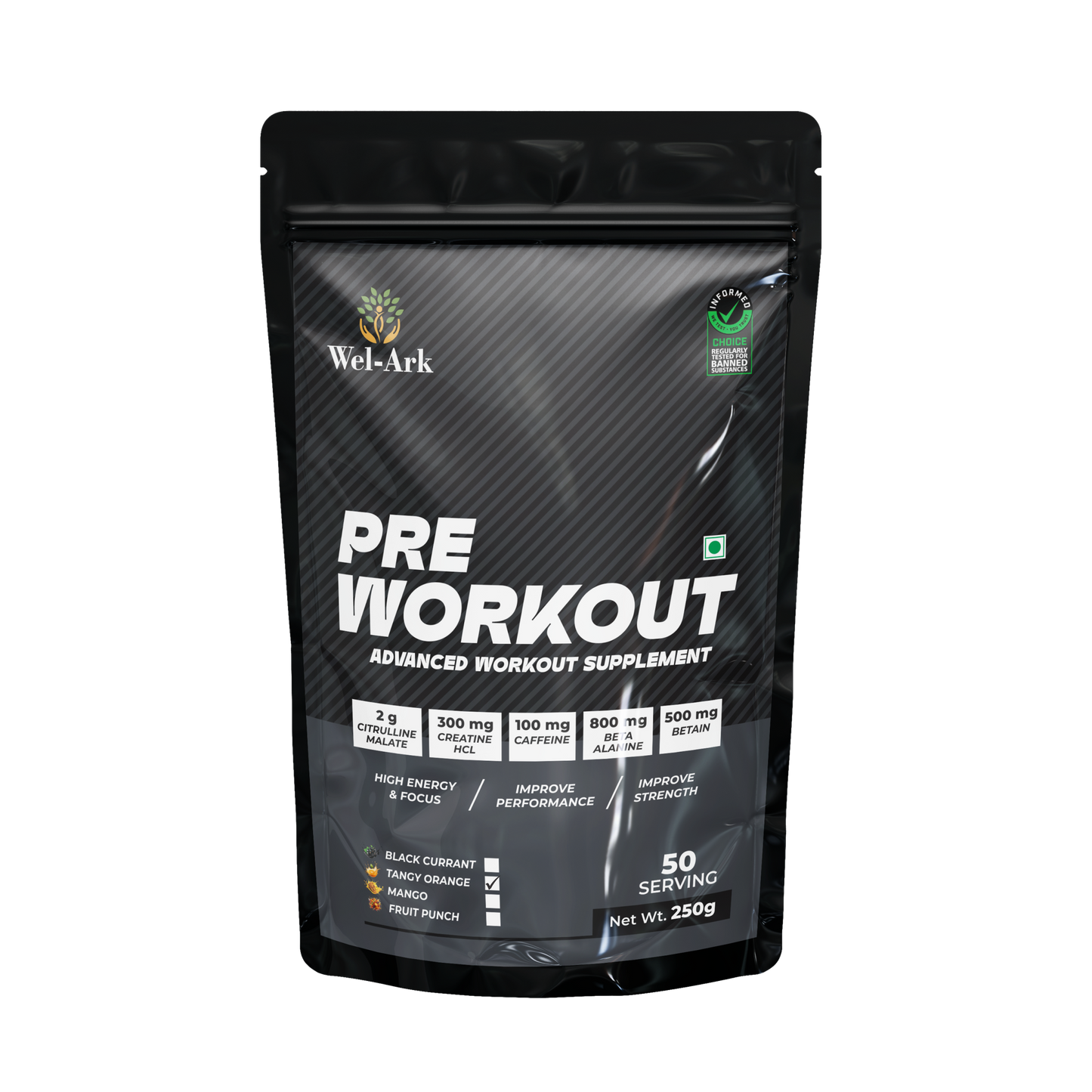 Pre-Workout 250g ( 50 Serving )