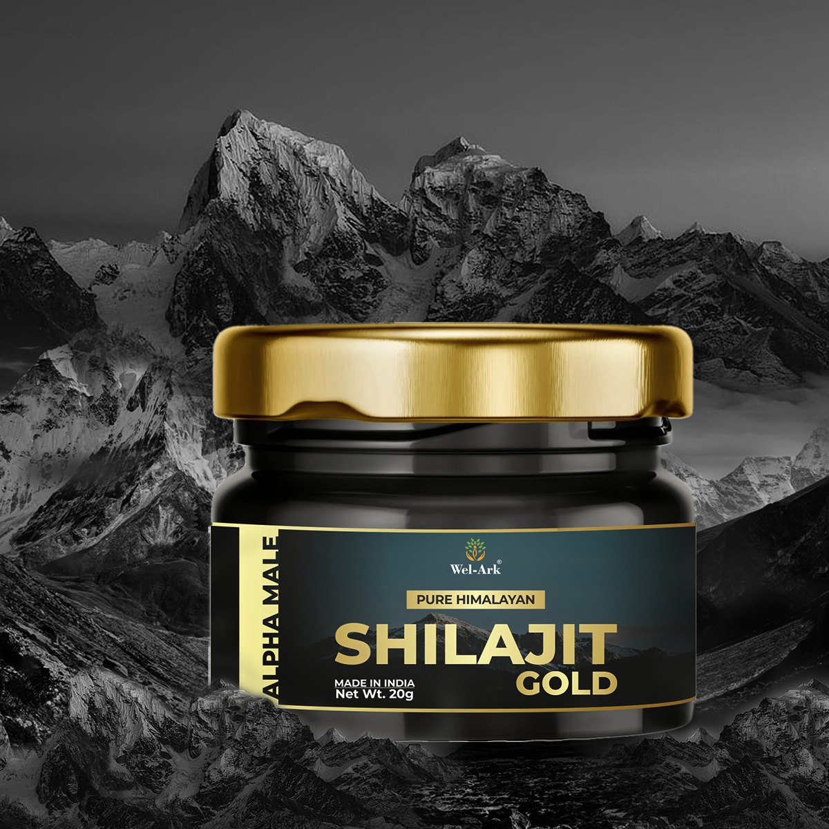 ALPHA MALE PURE HIMALIYAN SHILAJIT GOLD (20gm)