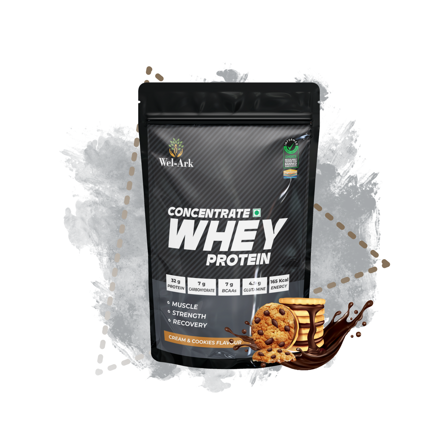 WHEY PROTEIN 80% WITH HIGH DIGIZYME NEW PACK