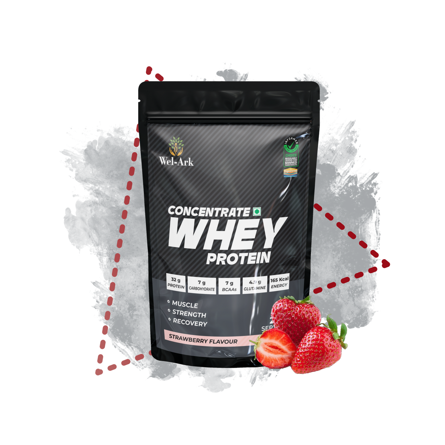 WHEY PROTEIN 80% WITH HIGH DIGIZYME NEW PACK