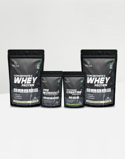 WHEY + PREWORKOUT +CREATINE |COMBO SALE