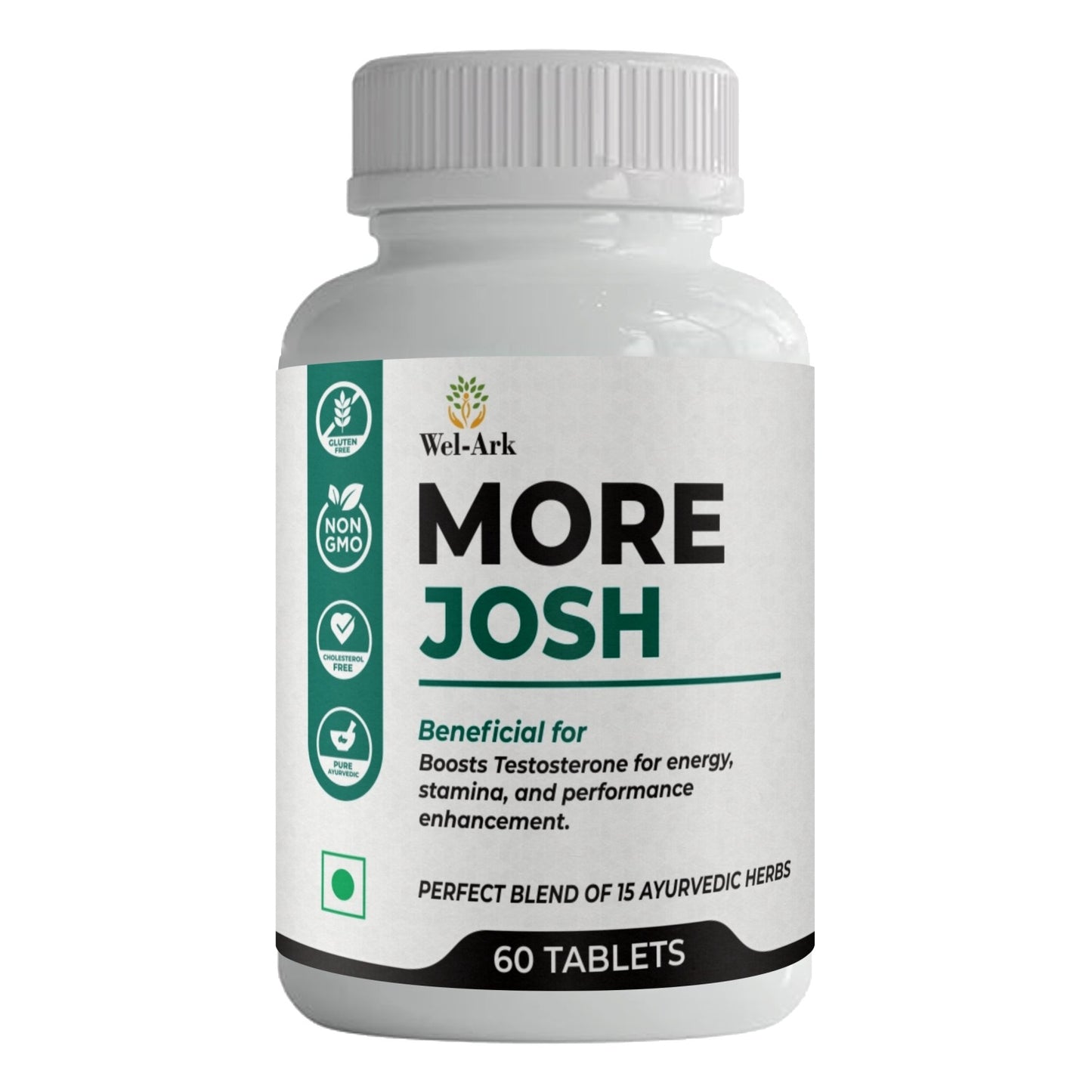 Wel-ark More Josh Testosterone Booster Tablets (60 Tabs)