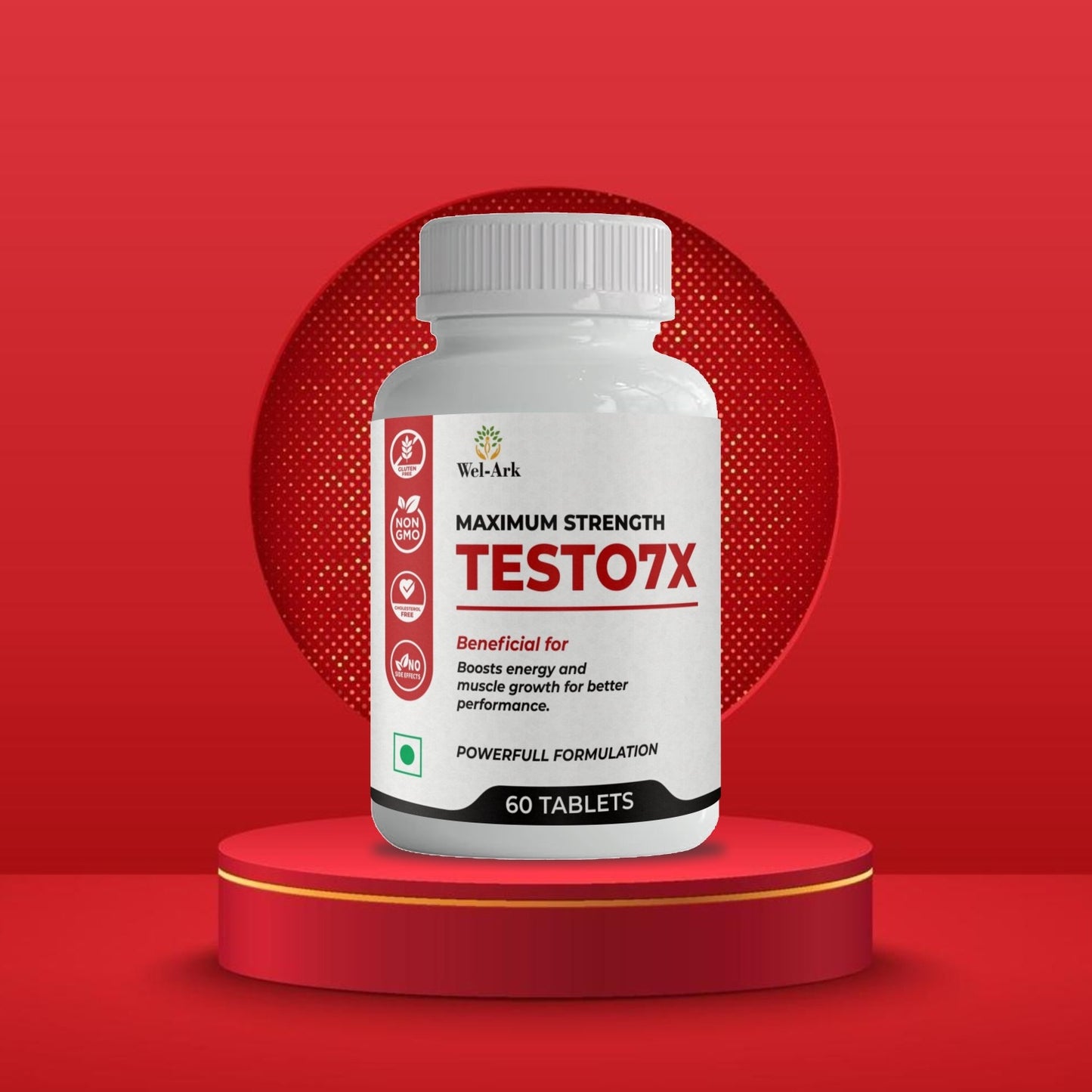 Wel-ark Testo7X Tablets (60 Tabs)