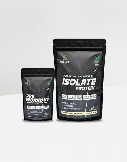 COMBO SALE ISOLATE PROTEIN + PRE WORKOUT COMBO