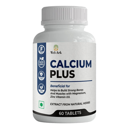 WEL-ARK Calcium Plus  (60 Tablets)