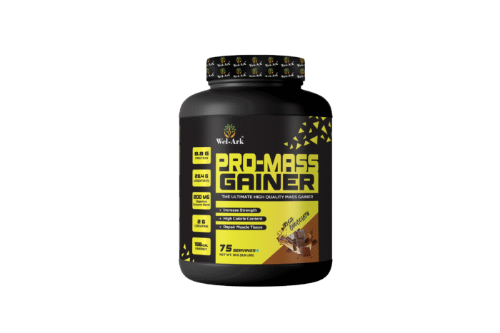 Wel-Ark Pro-Mass Gainer Irish Chocolate 3kg Tub Supplement Facts