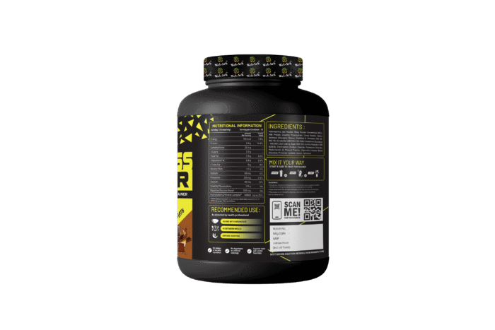 Wel-Ark Pro-Mass Gainer Irish Chocolate 3kg Tub Supplement Facts